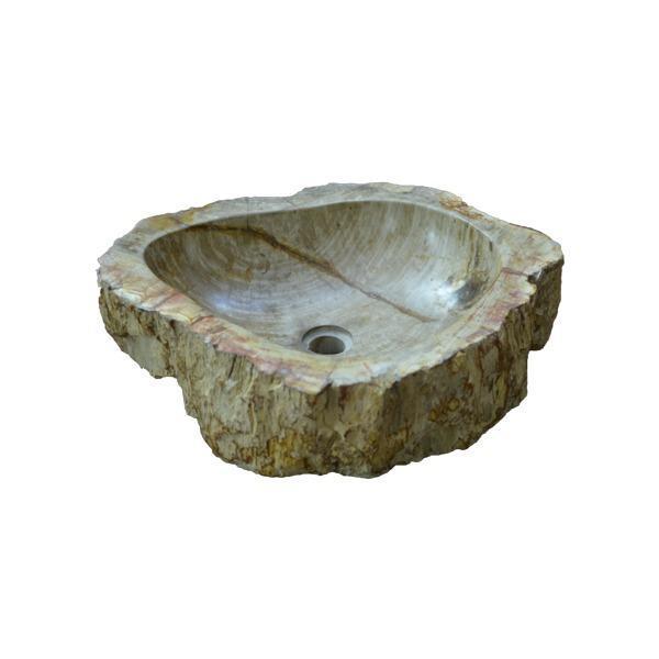Petrified Wood Natural Stone Wash Basin - YesNo
