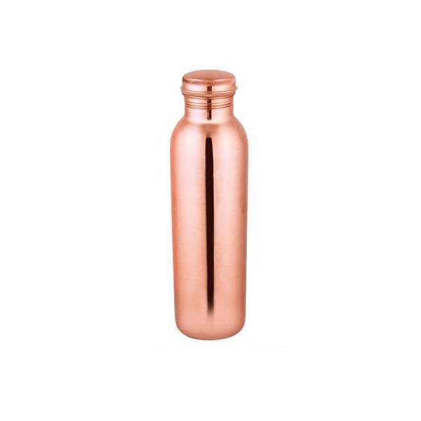 Plain Copper Water Bottle - YesNo