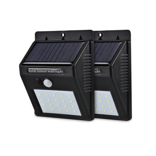 Solar Sensor Wall Light - Set of 2 - YesNo