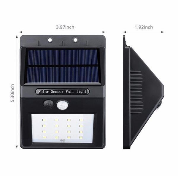 Solar Sensor Wall Light - Set of 4 - YesNo