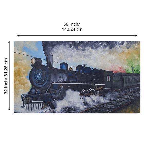Steam Train Painting - YesNo