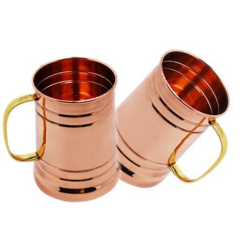 Tankard Mule Copper Mugs - Set of 2 - YesNo