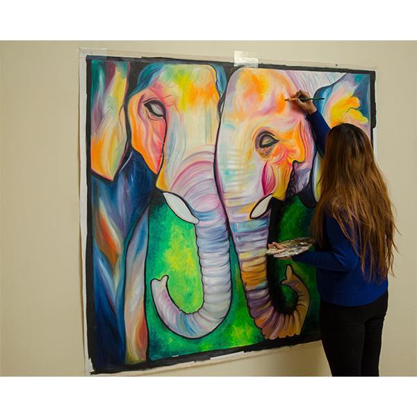 Elephant Love Painting - YesNo