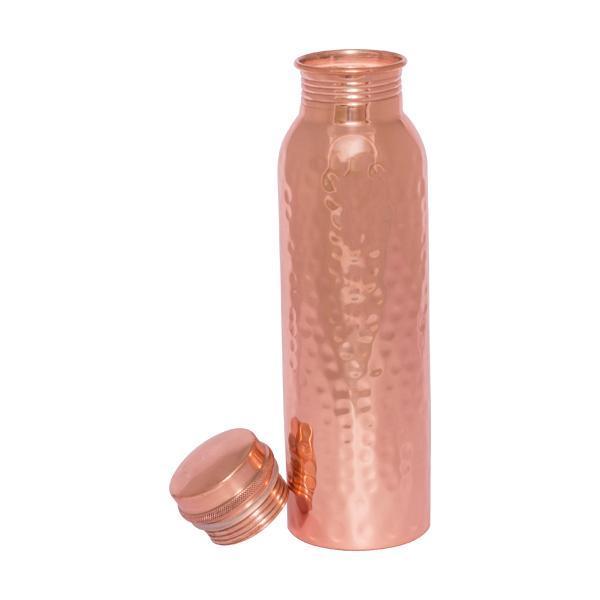 Hammered Copper Water Bottle - YesNo