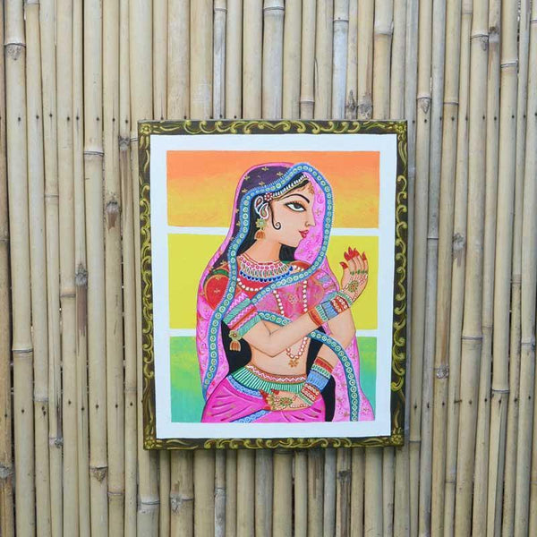 Indian Beauty Painting - YesNo