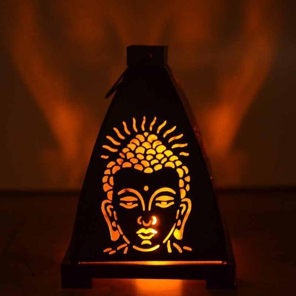 Metal Buddha Lantern - YesNo