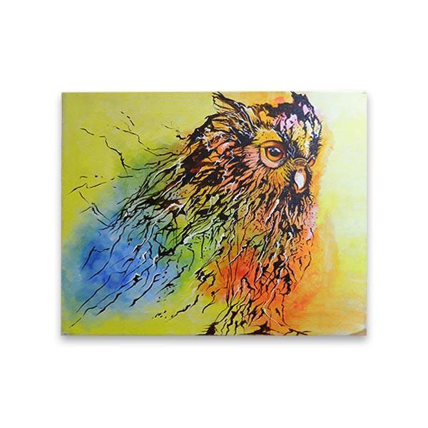 Owl Head Painting
