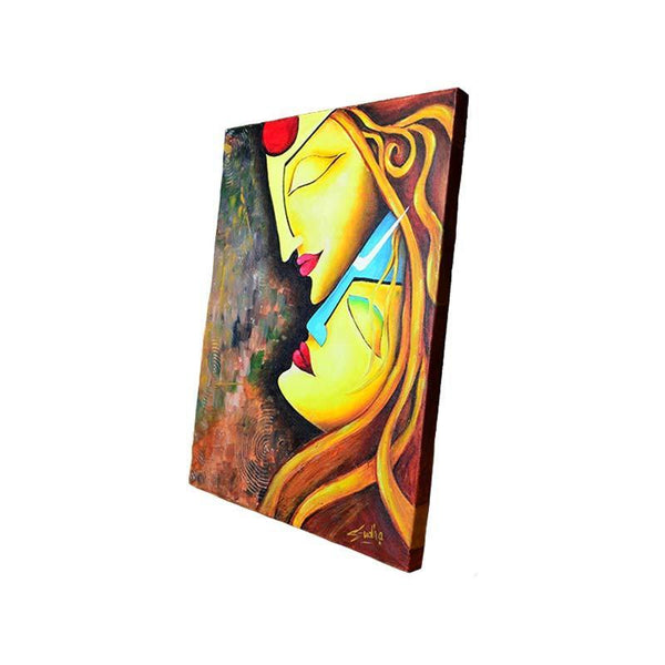 Radha Krishna Fusion Painting - YesNo