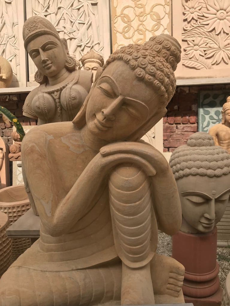 Sandstone Buddha Sculpture
