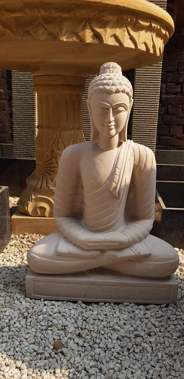 Sandstone Buddha Statue - YesNo