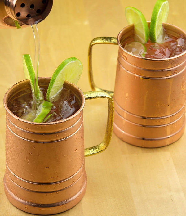 Tankard Mule Copper Mugs - Set of 2 - YesNo