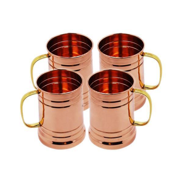 Tankard Mule Copper Mugs - Set of 4