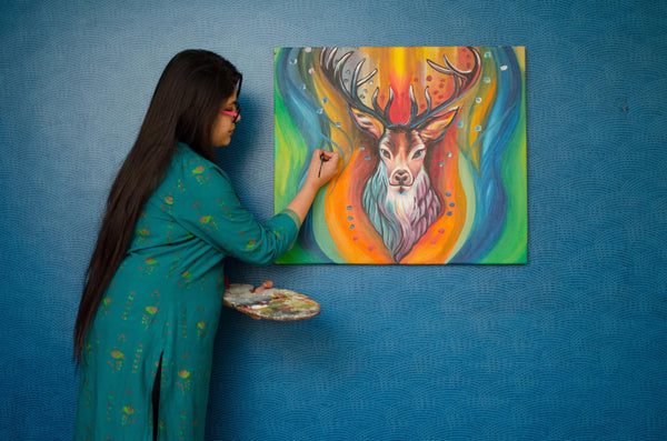 The Stag Painting - YesNo