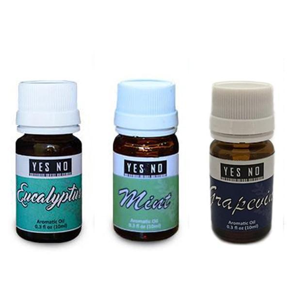 YesNo.in Essential Oil Combo Pack ( Eucalyptus + Mint + Grapevine ) - Set of 3